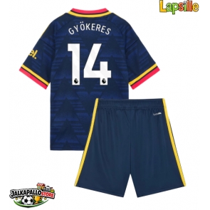 Arsenal Viktor Gyokeres #14 Vieraspaita Lapsille 2026-27 Lyhythihainen (+ shortsit)